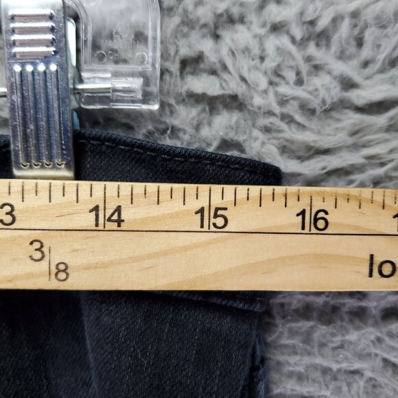 Levis Jeans Mens 32x32 Black 511 Slim Fit Straight Stretch Classic Denim - Picture 5 of 9